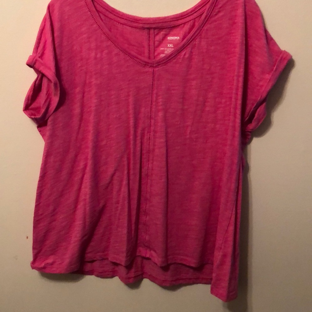 Sonoma Pink Swing tee